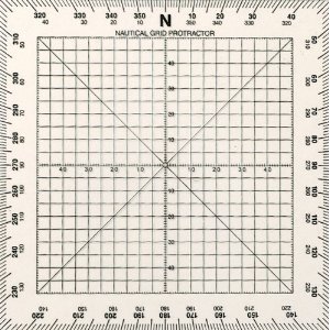 Navigational protractor